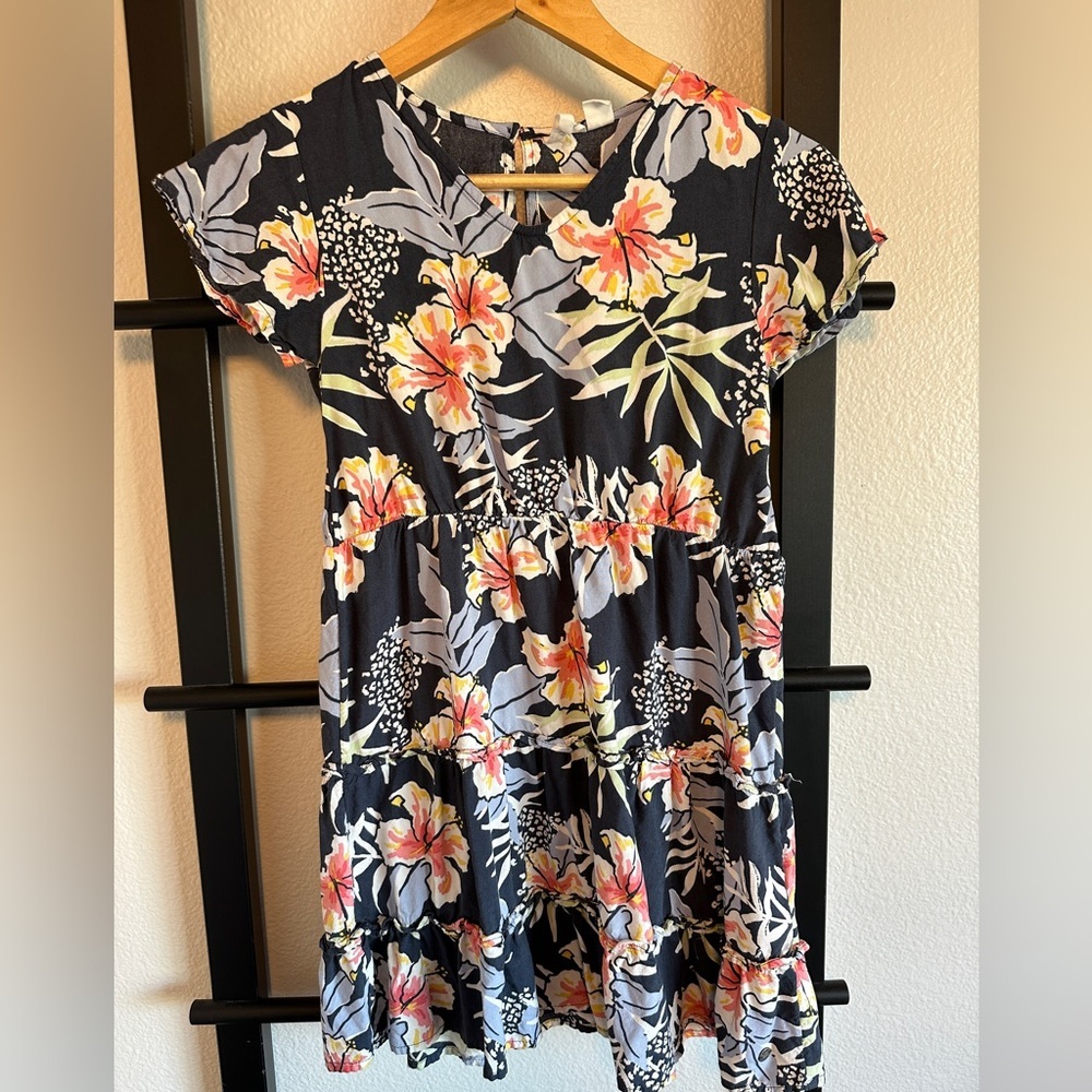 Floral Print Girls Dress